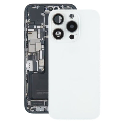 For iPhone 15 Pro Battery Back Cover with Camera Lens Cover + MagSafe Magnet, For iPhone 15 Pro (with MagSafe) - ORIWHIZ