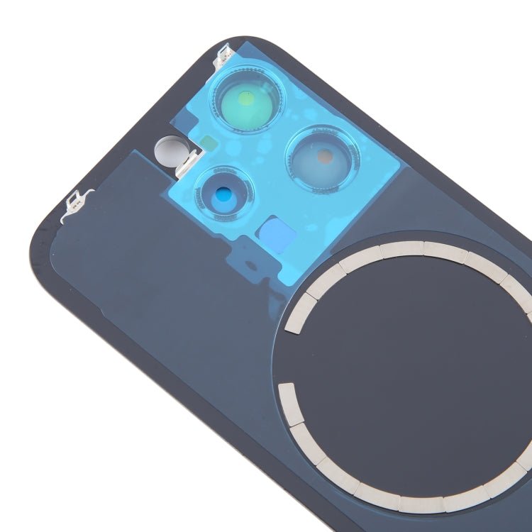 For iPhone 15 Pro Battery Back Cover with Camera Lens Cover + MagSafe Magnet, For iPhone 15 Pro (with MagSafe) - ORIWHIZ