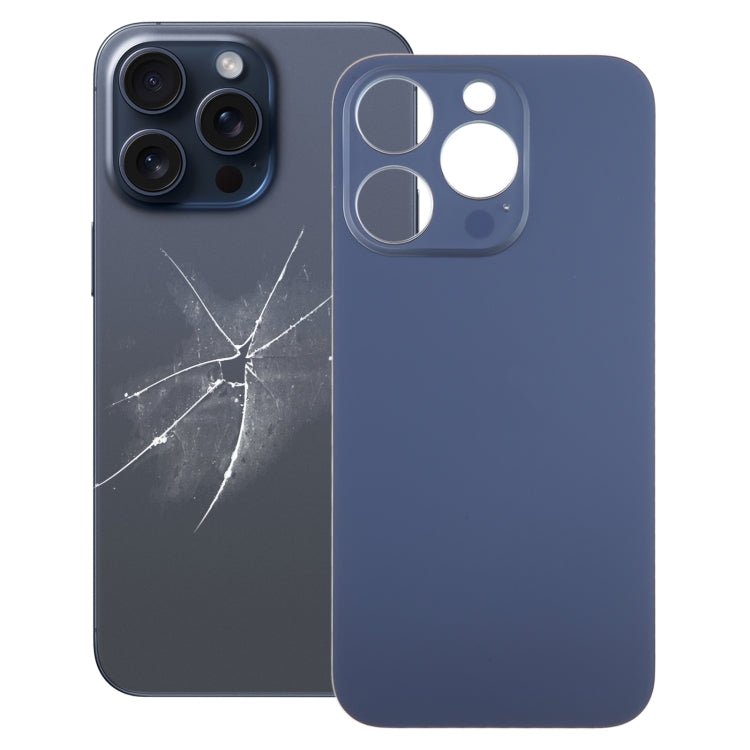 For iPhone 15 Pro Easy Replacement Big Camera Hole Glass Back Battery Cover, For iPhone 15 Pro(Not Disassemble) - ORIWHIZ