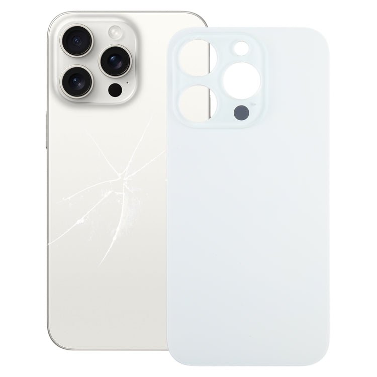 For iPhone 15 Pro Easy Replacement Big Camera Hole Glass Back Battery Cover, For iPhone 15 Pro(Not Disassemble) - ORIWHIZ