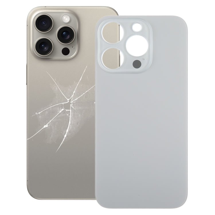 For iPhone 15 Pro Easy Replacement Big Camera Hole Glass Back Battery Cover, For iPhone 15 Pro(Not Disassemble) - ORIWHIZ