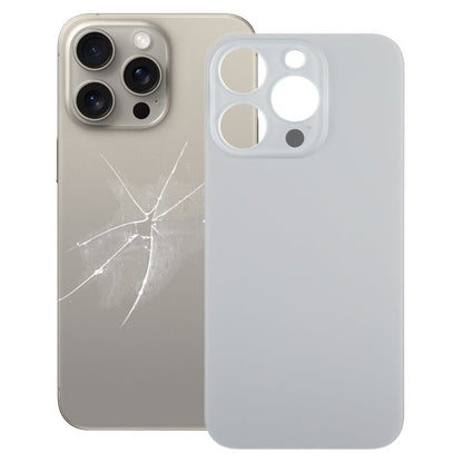 For iPhone 15 Pro Easy Replacement Big Camera Hole Glass Back Battery Cover, For iPhone 15 Pro(Not Disassemble) - ORIWHIZ
