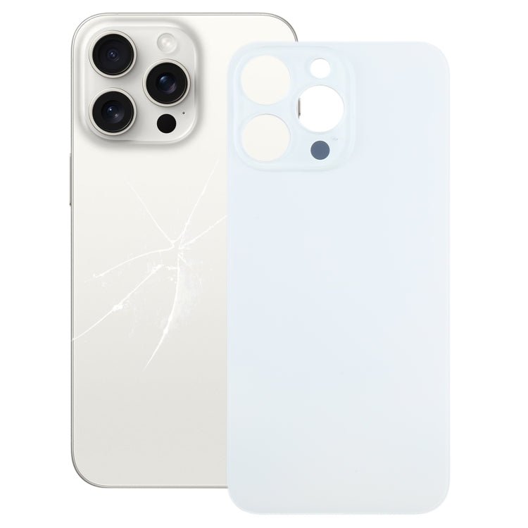 For iPhone 15 Pro Max Easy Replacement Big Camera Hole Glass Back Battery Cover, For iPhone 15 Pro Max(Not Disassemble) - ORIWHIZ
