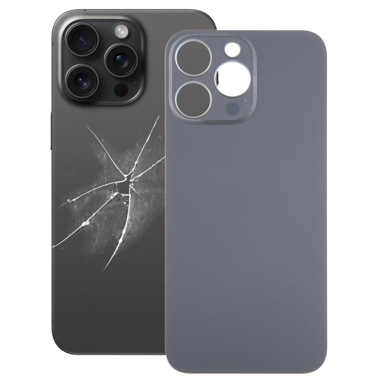 For iPhone 15 Pro Max Easy Replacement Big Camera Hole Glass Back Battery Cover, For iPhone 15 Pro Max(Not Disassemble) - ORIWHIZ