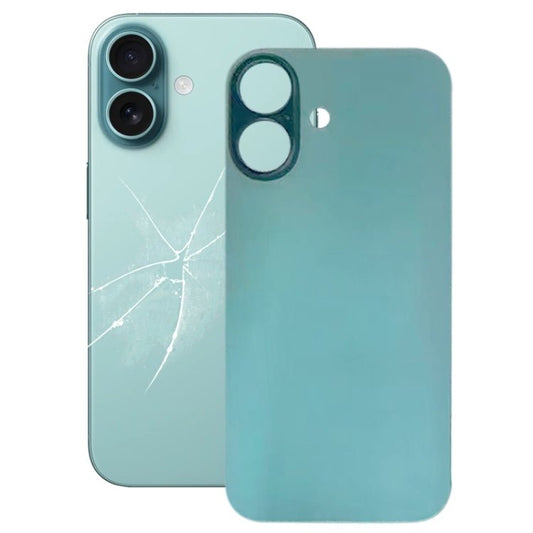 For iPhone 16 Easy Replacement Big Camera Hole Glass Back Battery Cover, For iPhone 16(Not Disassemble) - ORIWHIZ
