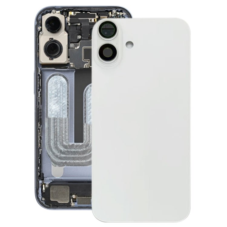 For iPhone 16 Plus Battery Back Cover with Camera Lens Cover, For iPhone 16 Plus - ORIWHIZ