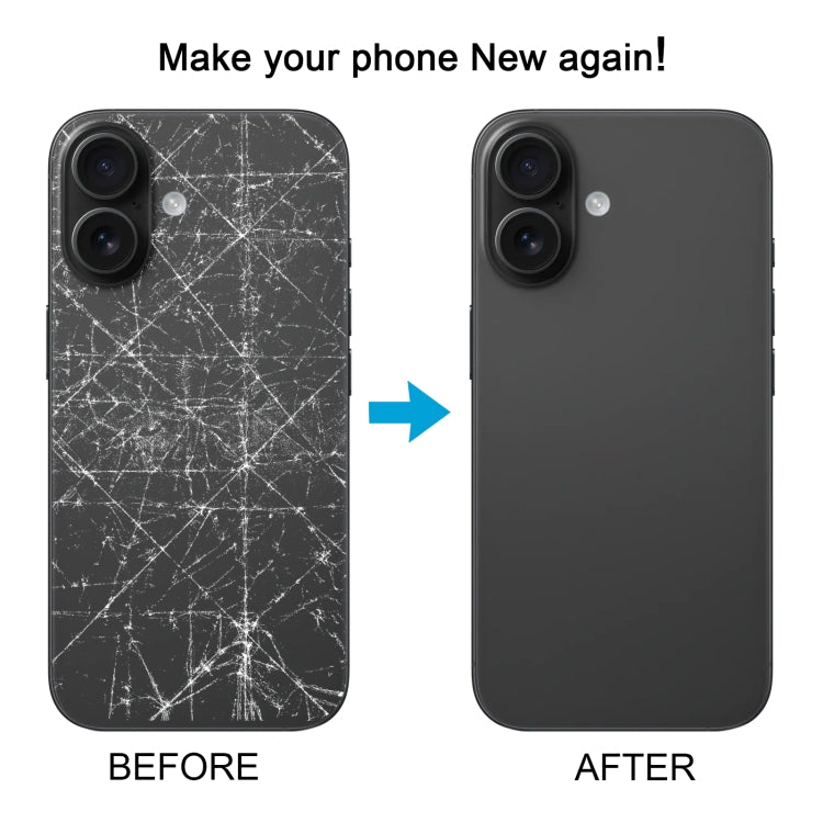 For iPhone 16 Plus Battery Back Cover with Camera Lens Cover, For iPhone 16 Plus - ORIWHIZ