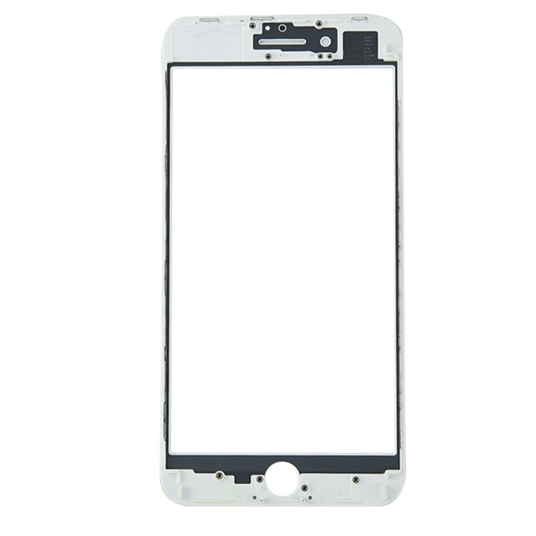 for iPhone 8 Plus Front Screen Outer Glass Lens with Front LCD Screen Bezel Frame, For iPhone 8 Plus (Frame) - ORIWHIZ