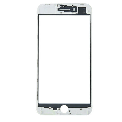 for iPhone 8 Plus Front Screen Outer Glass Lens with Front LCD Screen Bezel Frame, For iPhone 8 Plus (Frame) - ORIWHIZ