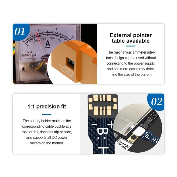 For iPhone Android Power Cable Mobile Phone Repair Tool Battery Power Test Boot Cable, SUNSHINE iBoot D - ORIWHIZ