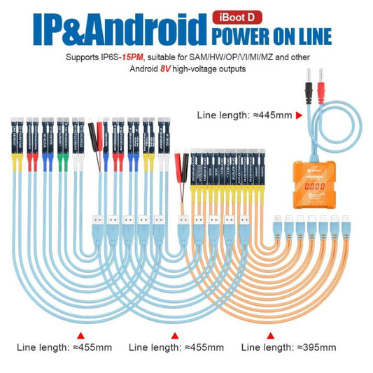 For iPhone Android Power Cable Mobile Phone Repair Tool Battery Power Test Boot Cable, SUNSHINE iBoot D - ORIWHIZ