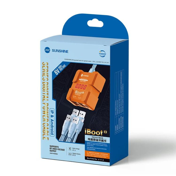 For iPhone Android Power Cable Mobile Phone Repair Tool Battery Power Test Boot Cable, SUNSHINE iBoot D - ORIWHIZ