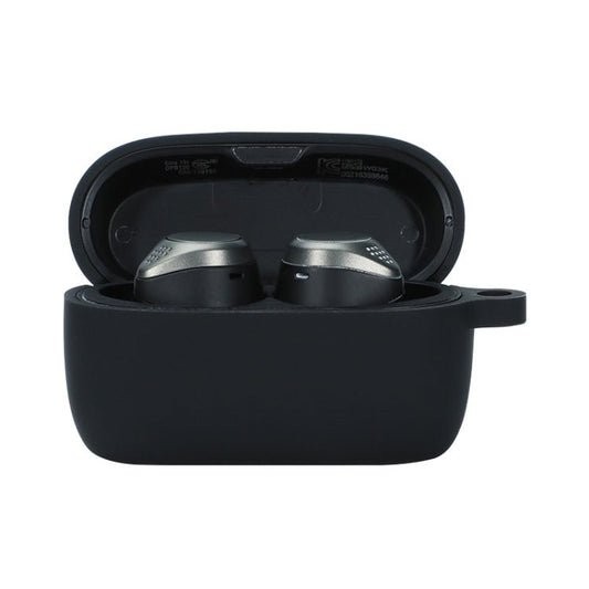 For Jabra Elite75T Sports Bluetooth Headphones Soft Silicone Case with hooks, Black, White, Pink, Red, Matcha Green, Wine Red, Yellow, Grass Green, Noon Blue - ORIWHIZ