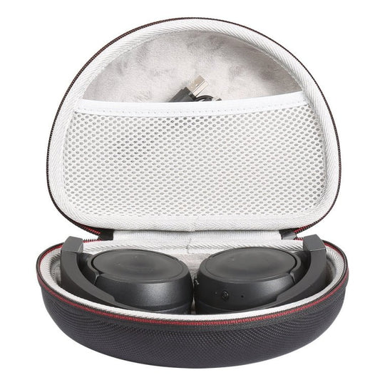 For JBL T450BT/500BT Wireless Headset Storage Case Bag, White Velvet Lining, Black Lining - ORIWHIZ