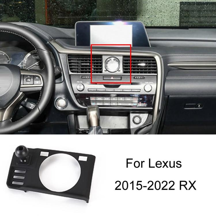 For Lexus Car Special Mobile Phone Navigation Bracket Base, 06 - 11 ES, 06 - 11 IS, 09 - 14 RX, 11 - 21 CT, 12 - 17 ES, 15 - 22 RX, 16 - 19 LX570, 16 - 21 NX, 18 - 20 ES, 18 - 21 LS, 19 - 21 UX, 21 - 22 ES, 22 NX - ORIWHIZ