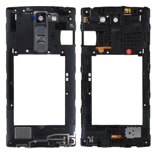 for LG C90 H500 Middle Frame Bezel with Speaker Ringer Buzzer & Rear Camera Lens & Home Button, For LG C90 H500 - ORIWHIZ