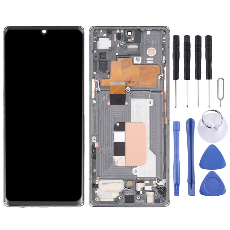 For LG Velvet 5G KR Version Original LCD Screen Digitizer Full Assembly with Frame, For LG Velvet 5G(KR Version) - ORIWHIZ