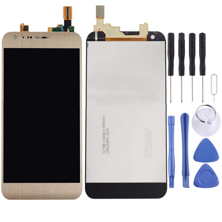 for LG X Cam / K580 / K580I / K580Y LCD Screen and Digitizer Full Assembly, For X Cam / K580 / K580I / K580Y Gold, For X Cam / K580 / K580I / K580Y - ORIWHIZ