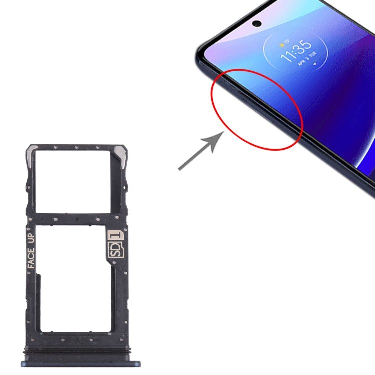 For Motorola Moto G Stylus 5G 2022 SIM Card Tray + Micro SD Card Tray, For Motorola Moto G Stylus 5G 2022 - ORIWHIZ