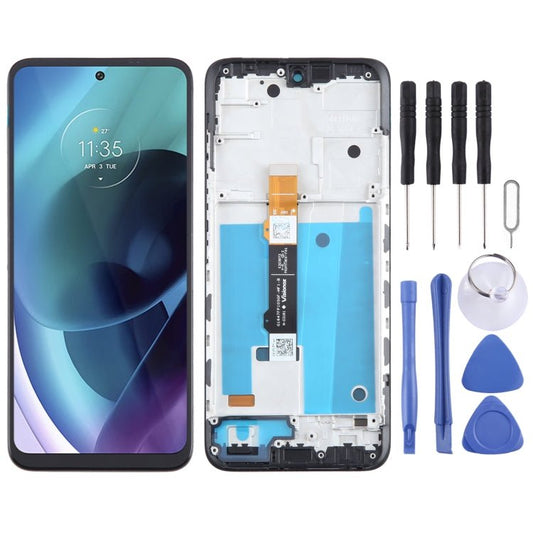 For Motorola Moto G71 5G Original LCD Screen Digitizer Full Assembly with Frame, For Motorola Moto G71 5G(Original) - ORIWHIZ