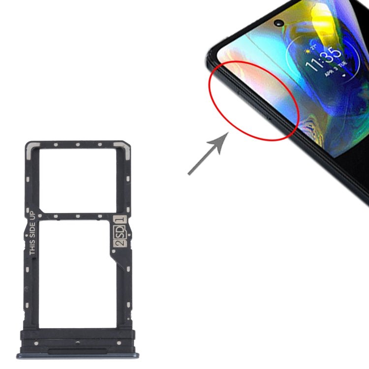 For Motorola Moto G82 5G SIM Card Tray + SIM / Micro SD Card Tray, For Motorola Moto G82 5G - ORIWHIZ