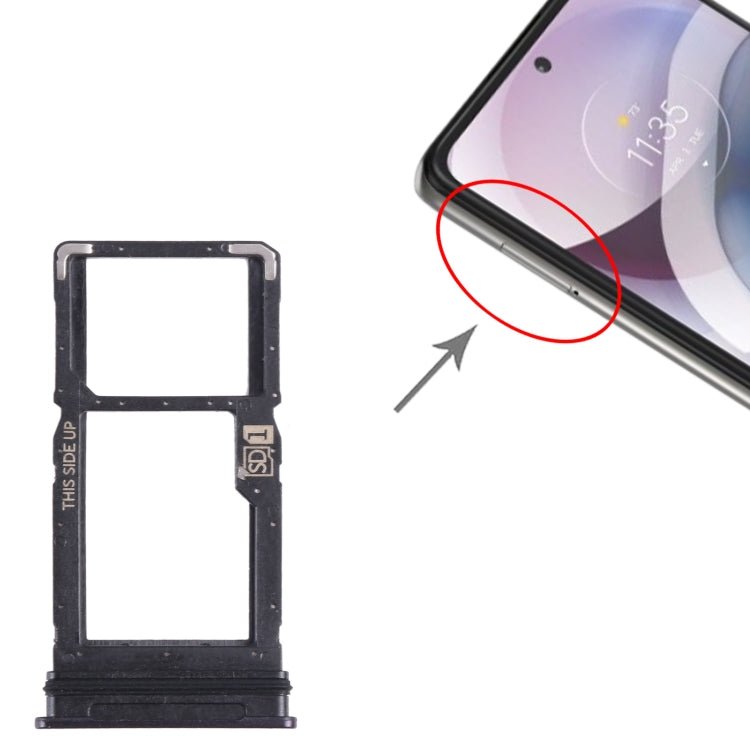For Motorola One 5G Ace SIM Card Tray + Micro SD Card Tray, For Motorola One 5G Ace - ORIWHIZ