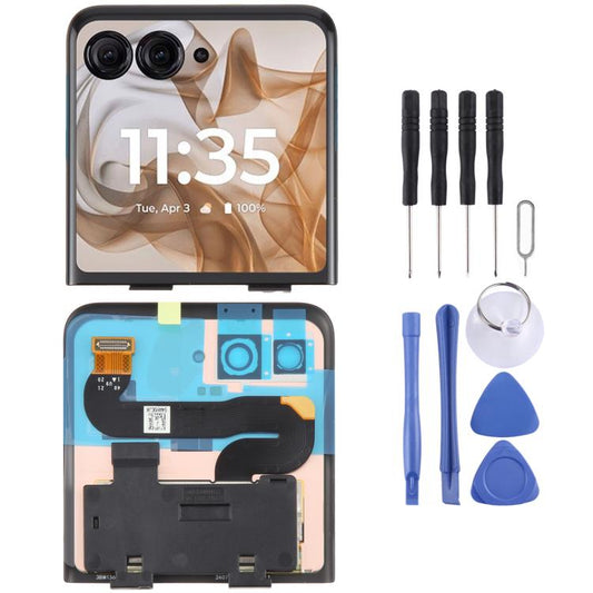 For Motorola Razr 50 Original Secondary LCD Screen with Digitizer Full Assembly, For Motorola Razr 50 (Original) - ORIWHIZ