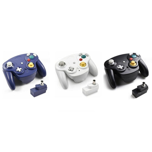For NGC Gamepad 2.4G Wireless Gamepad Compatible With Wii, Black, White, Blue - ORIWHIZNintendo AccessoriesNintendo Accessories GamepadsToys & Hobbies