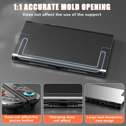 For Nintendo Switch 2 Crystal Shell Case Split Gamepad Transparent Protective Cover - ORIWHIZNintendo AccessoriesNintendo Accessories CasesToys & Hobbies