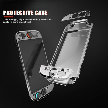 For Nintendo Switch 2 Crystal Shell Case Split Gamepad Transparent Protective Cover - ORIWHIZNintendo AccessoriesNintendo Accessories CasesToys & Hobbies