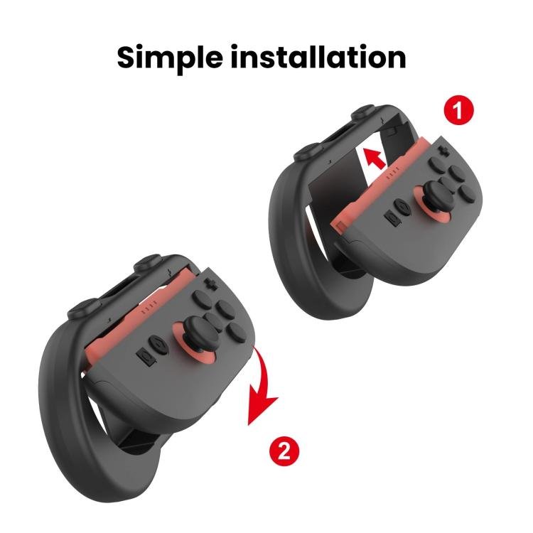 For Nintendo Switch 2 Joy - Con 1pair Comfort Grip with Adjustable Wrist Band - ORIWHIZGame AccessoriesGamepadsNintendo Accessories