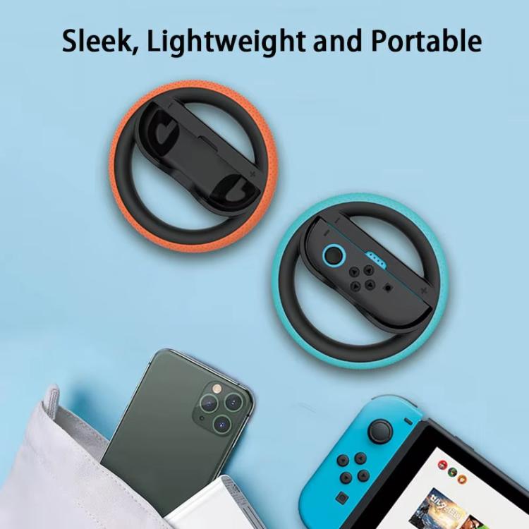 For Nintendo Switch 2 Joy - Con 1pair Steering Wheel Grip With Anti - slip Particles, Steering Wheel - ORIWHIZGame AccessoriesGamepadsNintendo Accessories