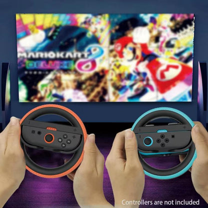 For Nintendo Switch 2 Joy - Con 1pair Steering Wheel Grip With Anti - slip Particles, Steering Wheel - ORIWHIZGame AccessoriesGamepadsNintendo Accessories