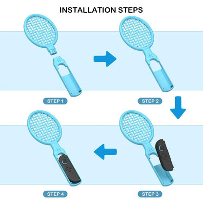For Nintendo Switch 2 Joy - Con 1pair Tennis Racket Motion Controller Grip Sports Kit, Tennis Racket - ORIWHIZGame AccessoriesGamepadsNintendo Accessories
