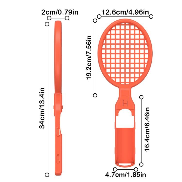 For Nintendo Switch 2 Joy - Con 1pair Tennis Racket Motion Controller Grip Sports Kit, Tennis Racket - ORIWHIZGame AccessoriesGamepadsNintendo Accessories