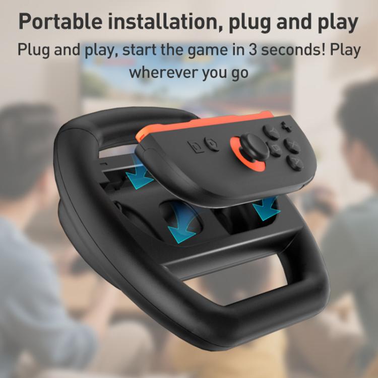 For Nintendo Switch 2 Joy - Con 4pcs iPlay HBS - 2813 - C Simple Racing Steering Wheel Controller - ORIWHIZGame AccessoriesGamepadsiplay