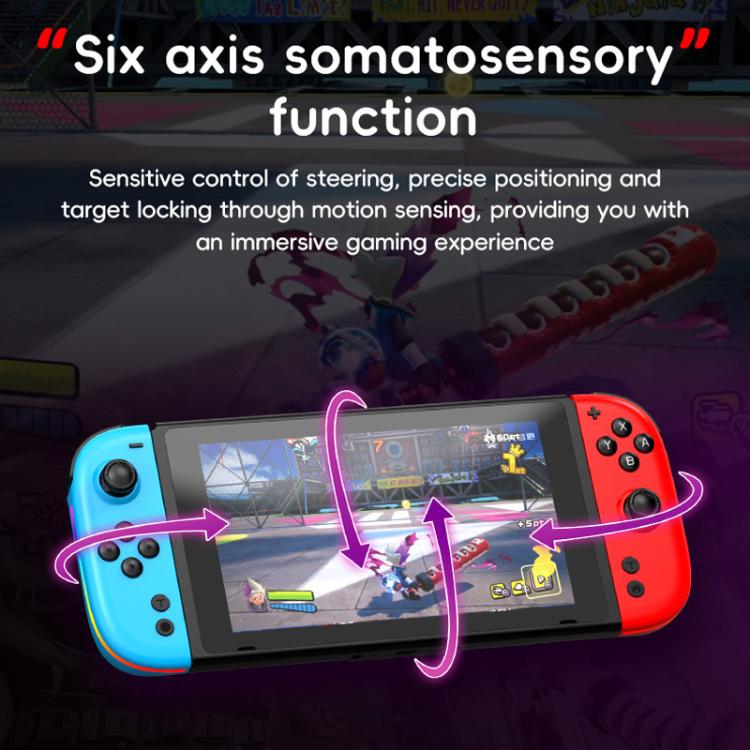For Nintendo Switch JOY - 05 Split Controllers TMR Hall Effect Joysticks, 6 - Axis Motion & RGB Lighting - ORIWHIZGame AccessoriesGamepadsNintendo Accessories