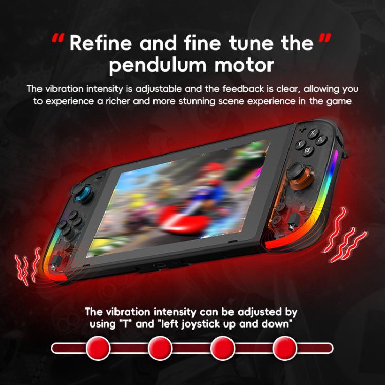 For Nintendo Switch JOY - 05 Split Controllers TMR Hall Effect Joysticks, 6 - Axis Motion & RGB Lighting - ORIWHIZGame AccessoriesGamepadsNintendo Accessories