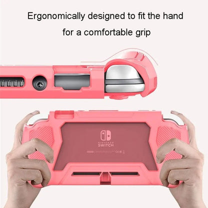 For Nintendo Switch Lite Full Cover Protective Shell TPU Console Case, Pink, Black, Gray - ORIWHIZNintendo AccessoriesNintendo Accessories CasesToys & Hobbies