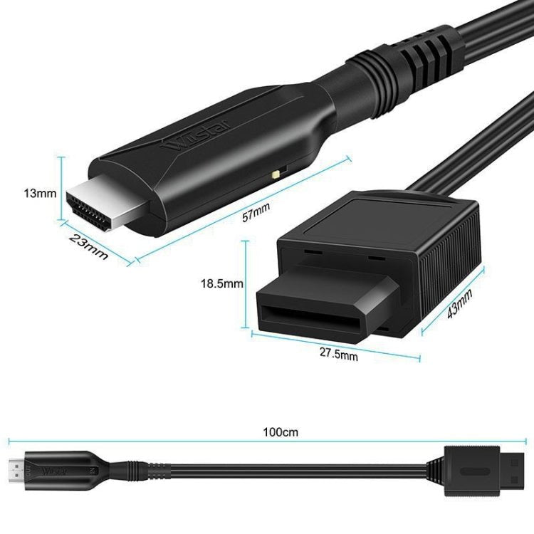 For Nintendo Wii To HDMI Converter Adapter Cable 1m 1080P For Full HD Device, Wii To HDMI - ORIWHIZNintendo AccessoriesNintendo Accessories AdapterToys & Hobbies