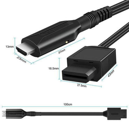 For Nintendo Wii To HDMI Converter Adapter Cable 1m 1080P For Full HD Device, Wii To HDMI - ORIWHIZNintendo AccessoriesNintendo Accessories AdapterToys & Hobbies