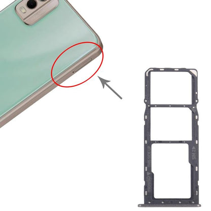 For Nokia C32 Original SIM Card Tray + SIM Card Tray + Micro SD Card Tray, For Nokia C32 (Original) - ORIWHIZ