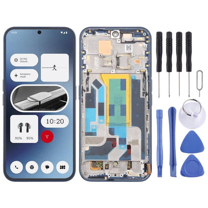 For Nothing Phone (2A) A142 5G Original AMOLED LCD Screen Digitizer Full Assembly with Frame, For Nothing Phone (2A) A142 5G(Original), For Nothing Phone (2A) A142 5G, For Nothing Phone (2A) A142 5G(Original,Blue) - ORIWHIZ