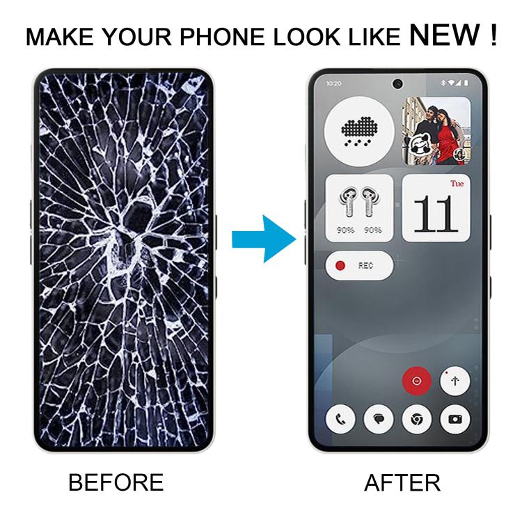 For Nothing Phone 3a A059 AMOLED Original LCD Screen Digitizer Full Assembly with Frame, For Nothing Phone 3a(Original,Black), For Nothing Phone 3a(Original,White) - ORIWHIZ