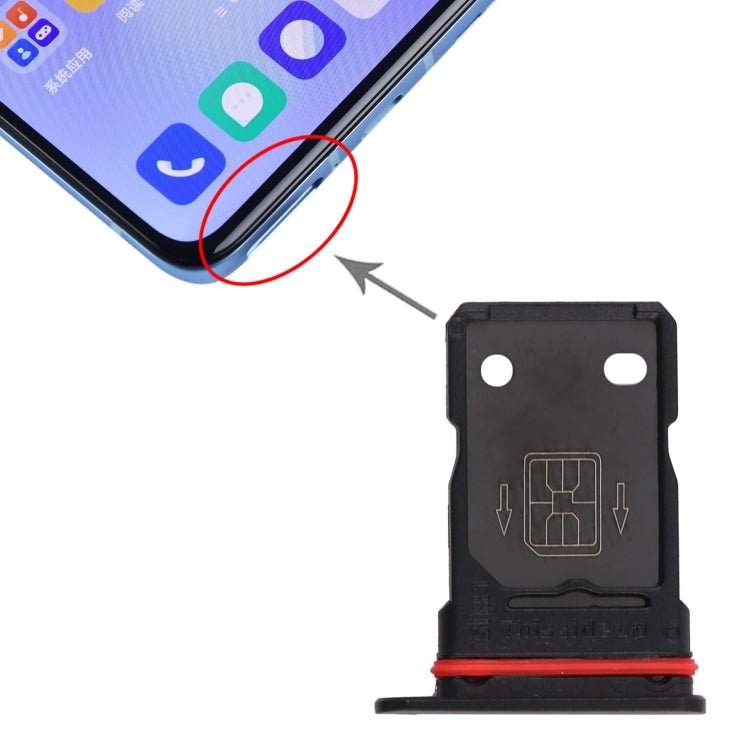 For OnePlus 9R SIM Card Tray + SIM Card Tray, For OnePlus 9R - ORIWHIZ