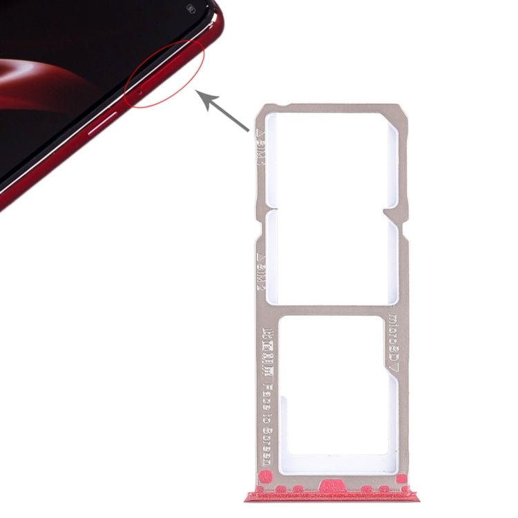 For OPPO A3 2 x SIM Card Tray + Micro SD Card Tray, For OPPO A3 - ORIWHIZ