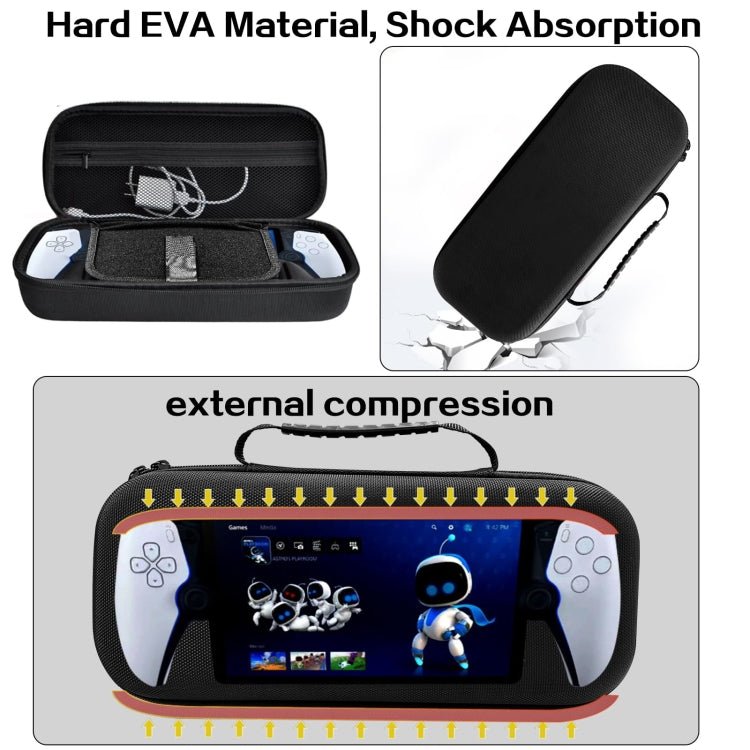 For PS Portal Game Consoles EVA Shockproof Waterproof Storage Bag - ORIWHIZSony AccessoriesSony Accessories BagsToys & Hobbies