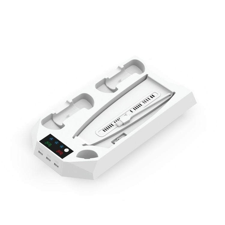 For PS5 DE/UHD 2 In 1 Handheld Console Cooling Stand Fan Base, White, Black - ORIWHIZSony AccessoriesSony Accessories Charger & PowerToys & Hobbies