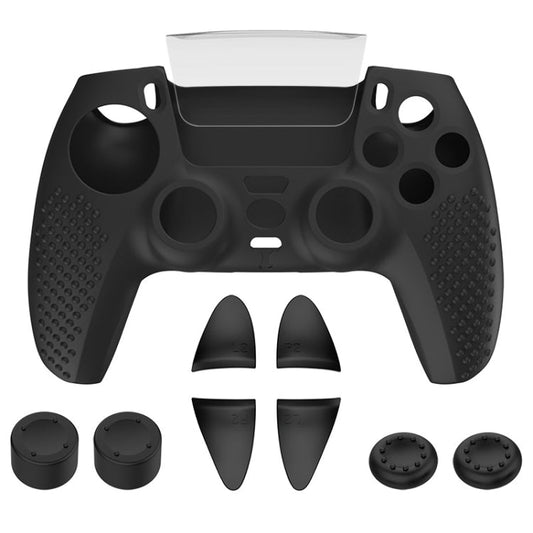 For PS5 Game Controller Joystick Cap Silicone Protective Cover Kit Dustproof Case, Black Polka Dots, White Smooth, Blue Smooth, Black Smooth - ORIWHIZSony AccessoriesSony Accessories CasesToys & Hobbies