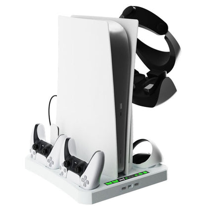 For PS5 ipaly Host Multifunctional Cooling Base VR2 Handle Charging Stand Disc Storage Rack, HBP - 6478 - ORIWHIZipalySony AccessoriesSony Accessories Holder